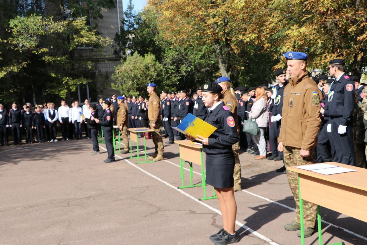 Кропивницькі нацгвардійці взяли участь у присязі кадетів ліцею «Сокіл»